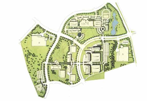 Diferencia jardinería y paisajismo.  Mapa de un plan paisajístico-Caro Lagos