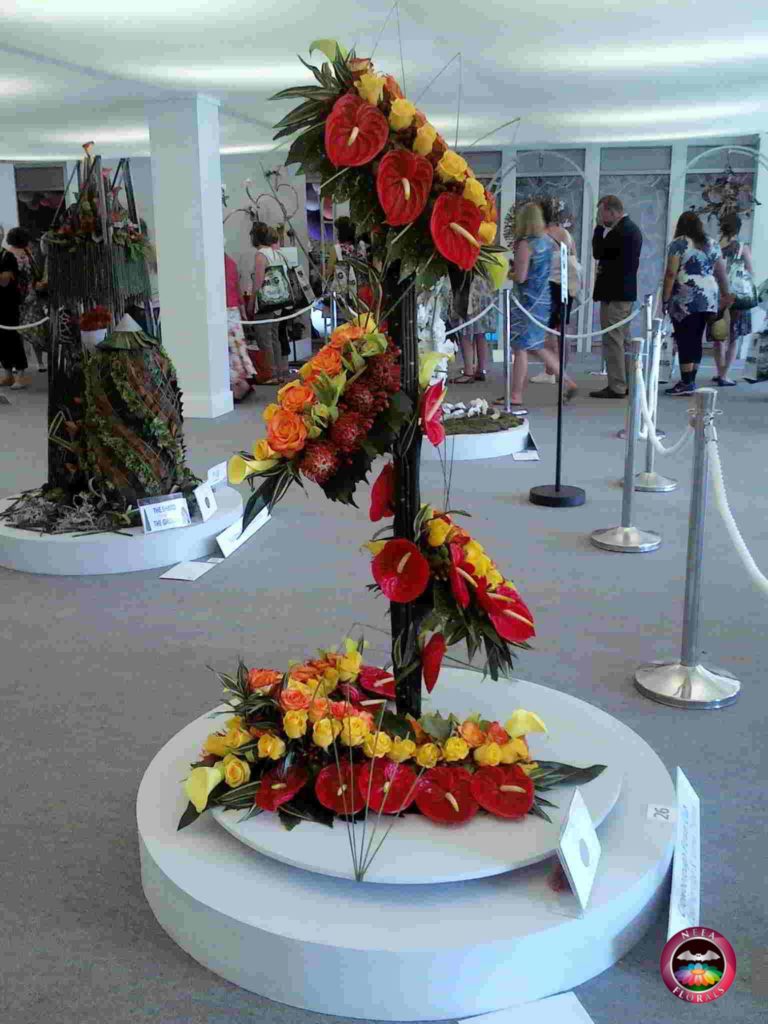 RHS Chelsea Flower Show Arreglo Floral Flores Tropicales-Caro Lagos